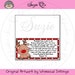 Light of Friendship Card/tag in 2 Sizes CU Digital Printable immediate ...