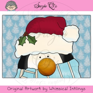 Penguin EOS Lip Balm Card - Digital Printable - Immediate Download