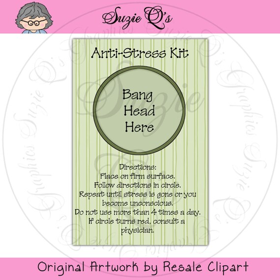 Anti Stress Kit Digital Printable Immediate Download Etsy Anti Stress Kit Digital Printable Immediate Download Etsy
