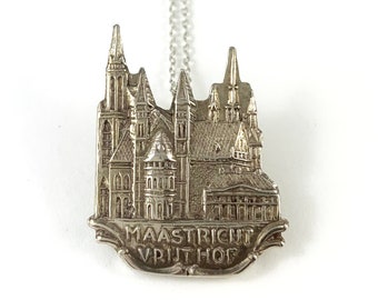 Netherlands Necklace, Maastricht Netherlands, Maastricht Necklace, Maastricht Gift, Maastricht Jewelry, Maastricht Charm, Wife Gift