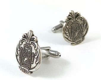 Alabama Cufflinks, Vintage Alabama, Alabama State Seal, Alabama History, Alabama Man Gift, Alabama Groom, Alabama Husband, Alabama Souvenir