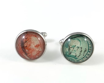 Argentina Cufflinks, Argentina Man, Argentina Gift, Stamp Cufflinks, Argentina Husband, Argentina Stamp, Argentina Tie Clip, Argentina Charm