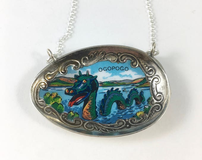 Kelowna Necklace Kelowna BC Ogopogo Canada BC Canada Etsy