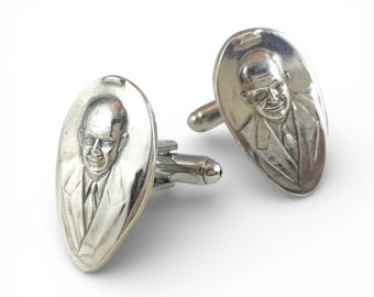 Gemelos de Dwight Eisenhower, Dwight Eisenhower, Regalo de Eisenhower, Presidente Eisenhower, Gemelos de EE. UU., Regalo para el esposo, Esposo de Eisenhower