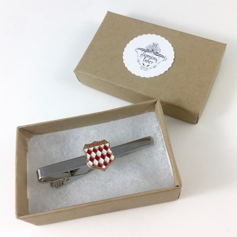 Monaco Man Gift Monaco Gift Monaco tie Clip Monaco Tie Bar Monaco Cufflinks Monaco Groom Vintage Monaco Monaco Wedding Monaco Man