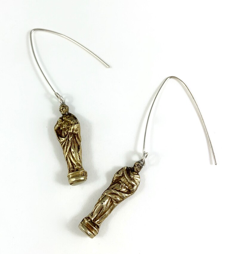 Spoon Jewelry Apostle Woman Gift Religious Jewelry Religious Earrings 12 Apostle Gift Spoon Earrings Apostle Charm Apostle Earrings