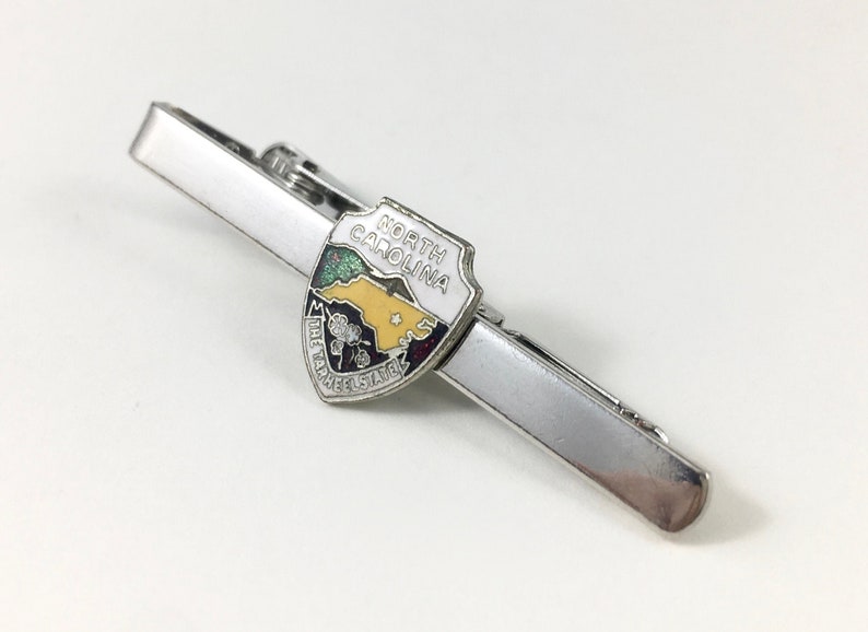 North Carolina Tie Bar Tarheel State North Carolina Husband North Carolina Tie Clip North Carolina Cufflinks North Carolina Man Gift