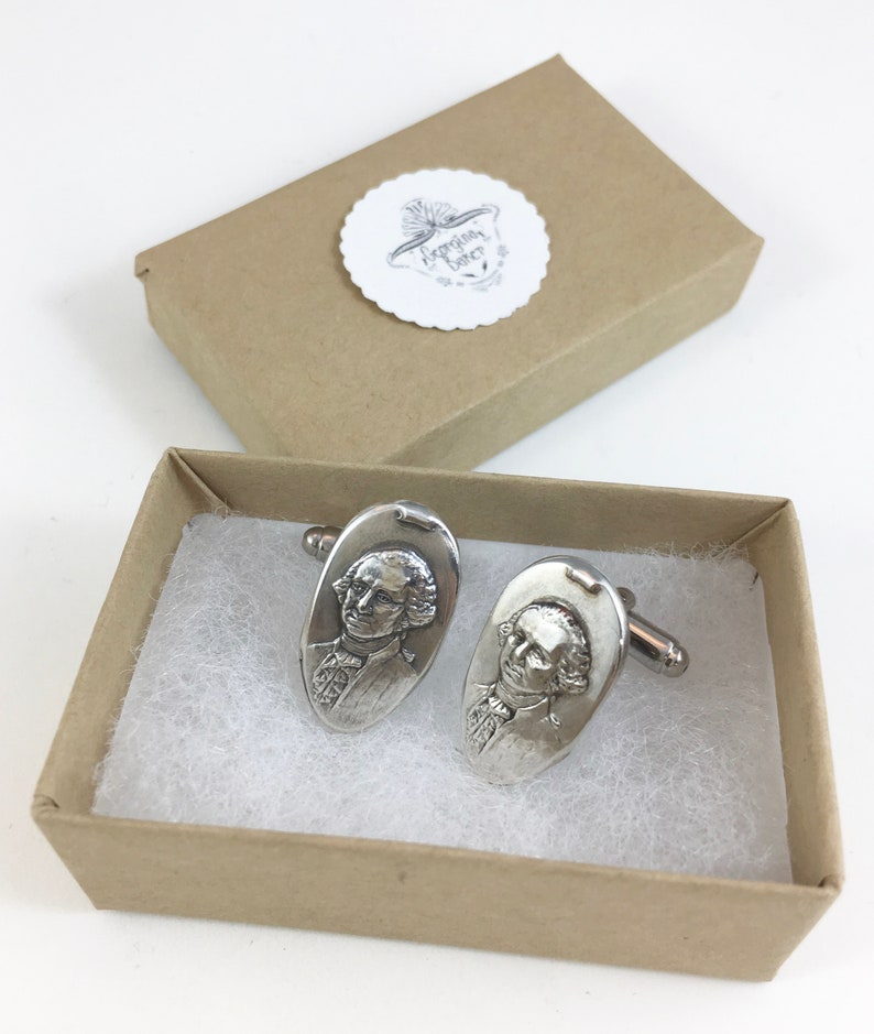 George Washington memorabilia George Washington Gift President Washington George Washington USA cufflinks George Washington Cufflinks