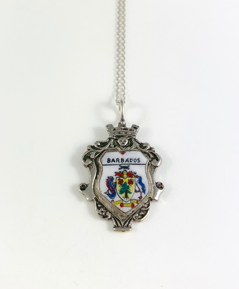 Barbados Necklace Barbados Charm Barbados Jewelry Barbados Etsy