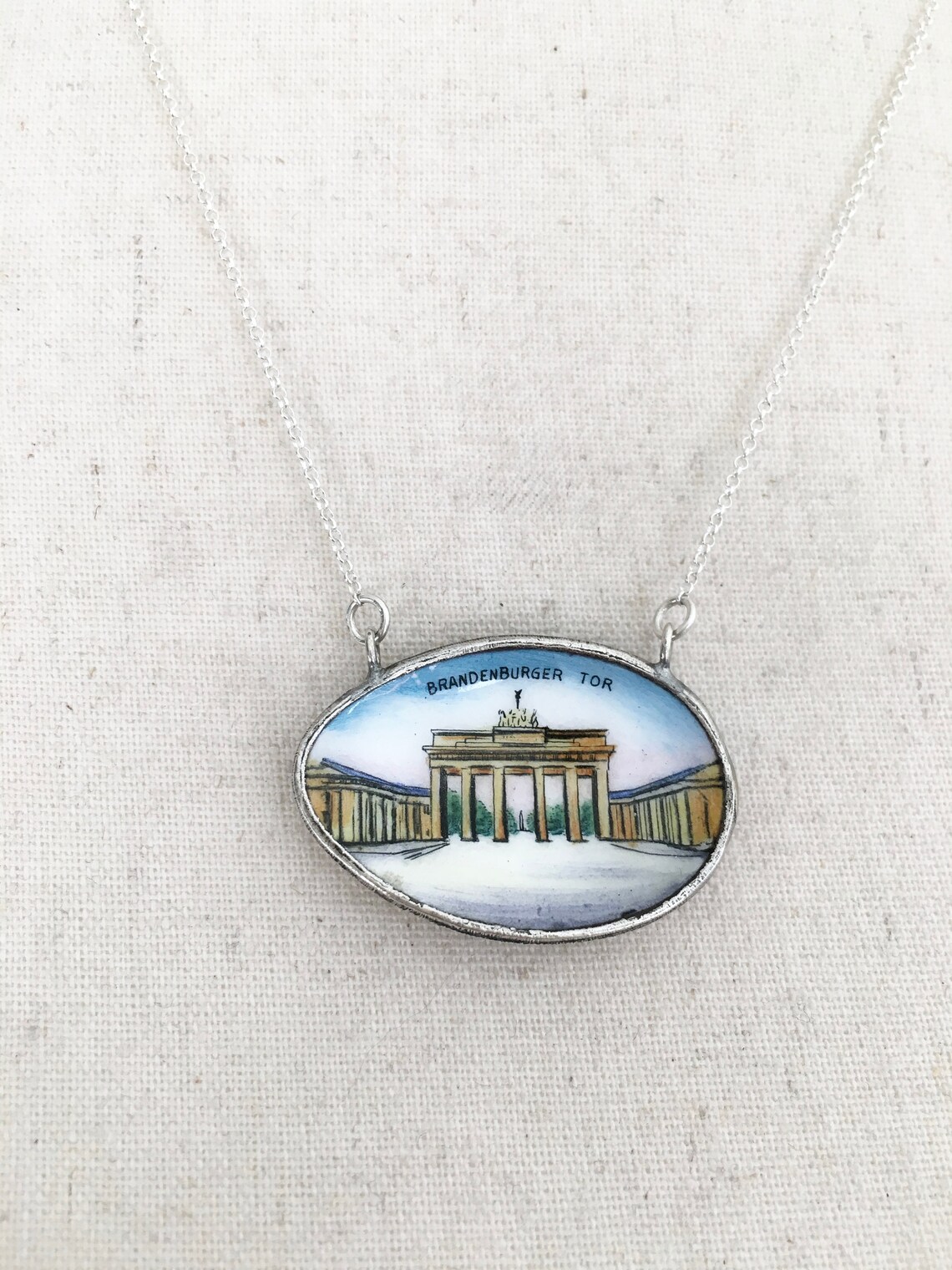 Berlin Charm Berlin Necklace Berlin Jewelry Berling Etsy