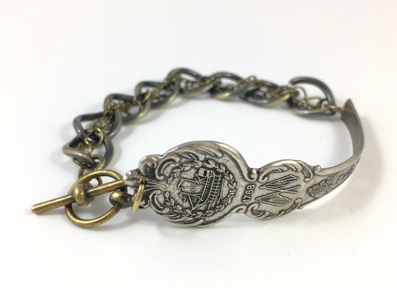 New Hampshire Bracelet New Hampshire Jewelry Spoon Bracelet  Etsy