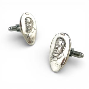 Benjamin Harrison Cufflinks, Benjamin Harrison Charm , Benjamin Harrison Gift, President Harrison, President cufflinks, Husband Gift