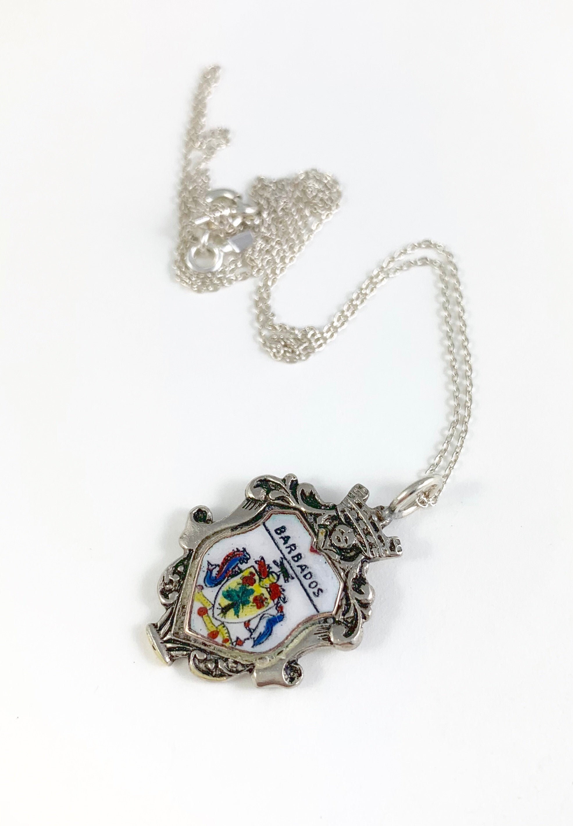 Barbados Necklace Barbados Charm Barbados Jewelry Barbados Etsy
