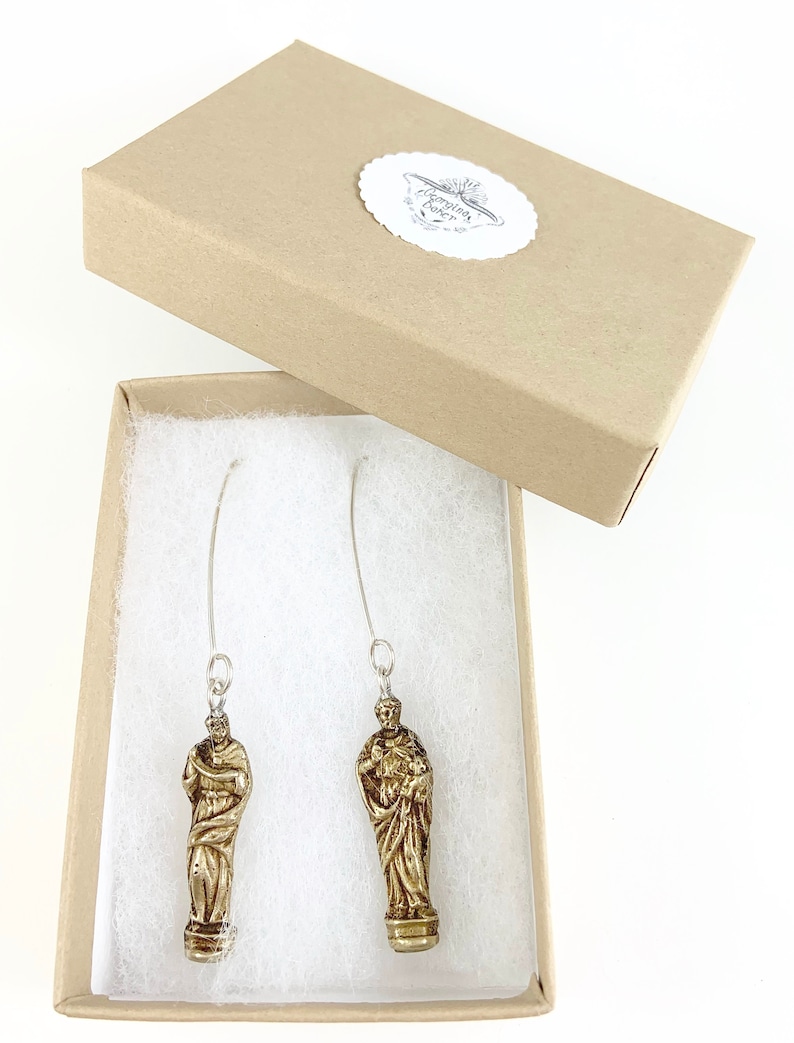 Spoon Jewelry Apostle Woman Gift Religious Jewelry Religious Earrings 12 Apostle Gift Spoon Earrings Apostle Charm Apostle Earrings