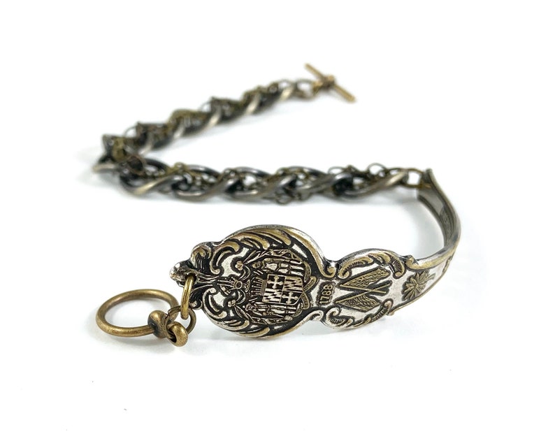 Spoon Bracelet vintage Maryland Maryland Bracelet Maryland Woman Gift Wife Gift Maryland Gift Maryland Jewelry Maryland Charm
