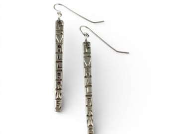 Puerto Valarta Earrings, Mexico earrings, Mexico Jewelry, Mexico Woman Gift, Mexican Earrings, Mexico Gift, Silver Earrings