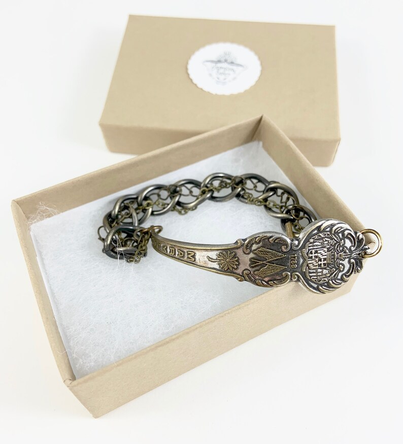 Spoon Bracelet vintage Maryland Maryland Bracelet Maryland Woman Gift Wife Gift Maryland Gift Maryland Jewelry Maryland Charm