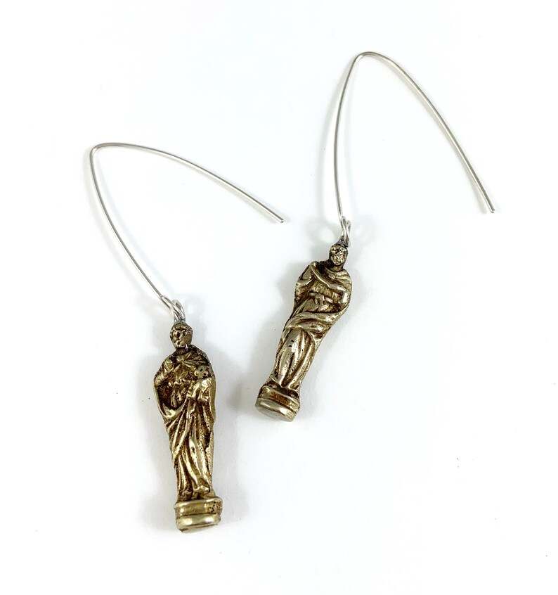 Spoon Jewelry Apostle Woman Gift Religious Jewelry Religious Earrings 12 Apostle Gift Spoon Earrings Apostle Charm Apostle Earrings