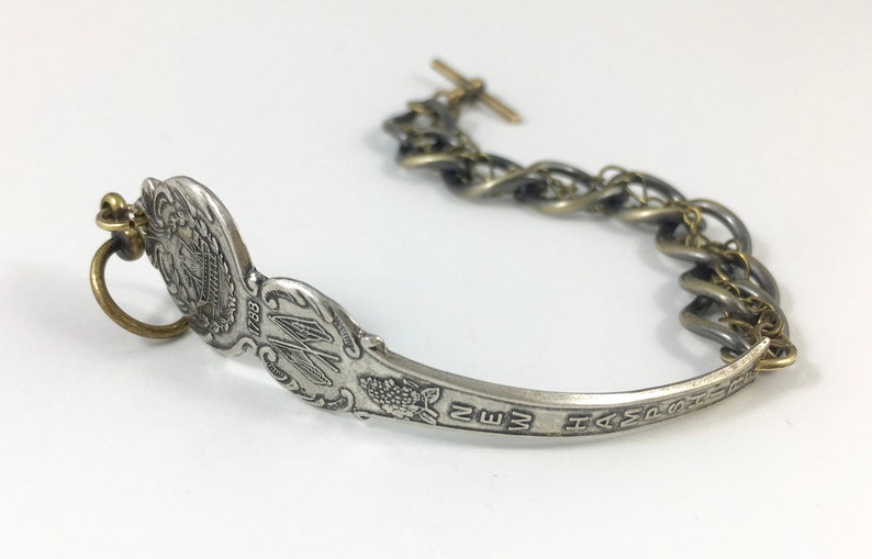 New Hampshire Bracelet New Hampshire Jewelry Spoon Bracelet  Etsy
