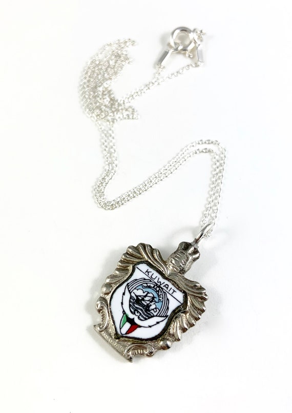 Kuwait Necklace Kuwait Jewelry Kuwait Charm Kuwait Etsy