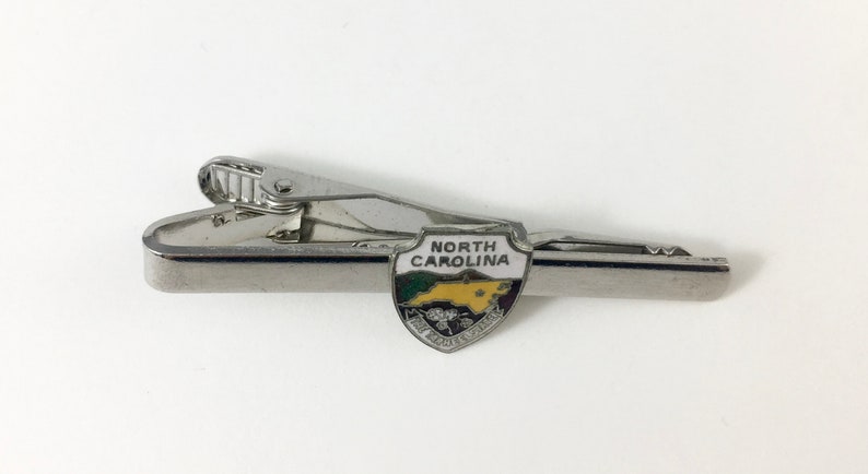 North Carolina Tie Bar Tarheel State North Carolina Husband North Carolina Tie Clip North Carolina Cufflinks North Carolina Man Gift