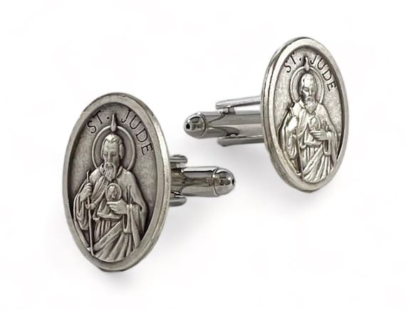 Boutons De Manchettes Mossad Service Secret Israël - Cufflinks Argenté Alliage - Neuf Avec étiquettes
