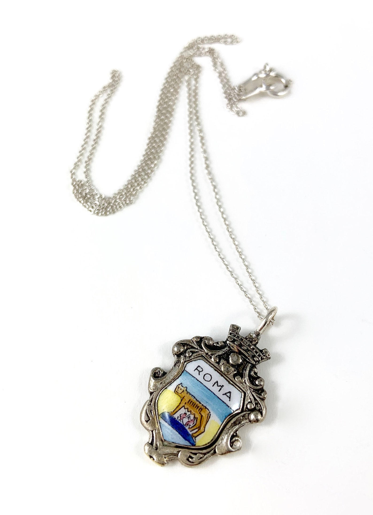 Rome Necklace Rome Jewelry Rome Charm Rome Souvenir Rome Etsy