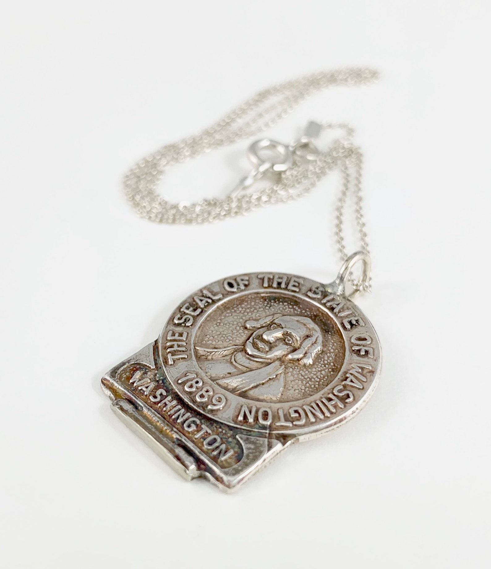 Washington Charm Washington Jewelry Vintage Washington  Etsy