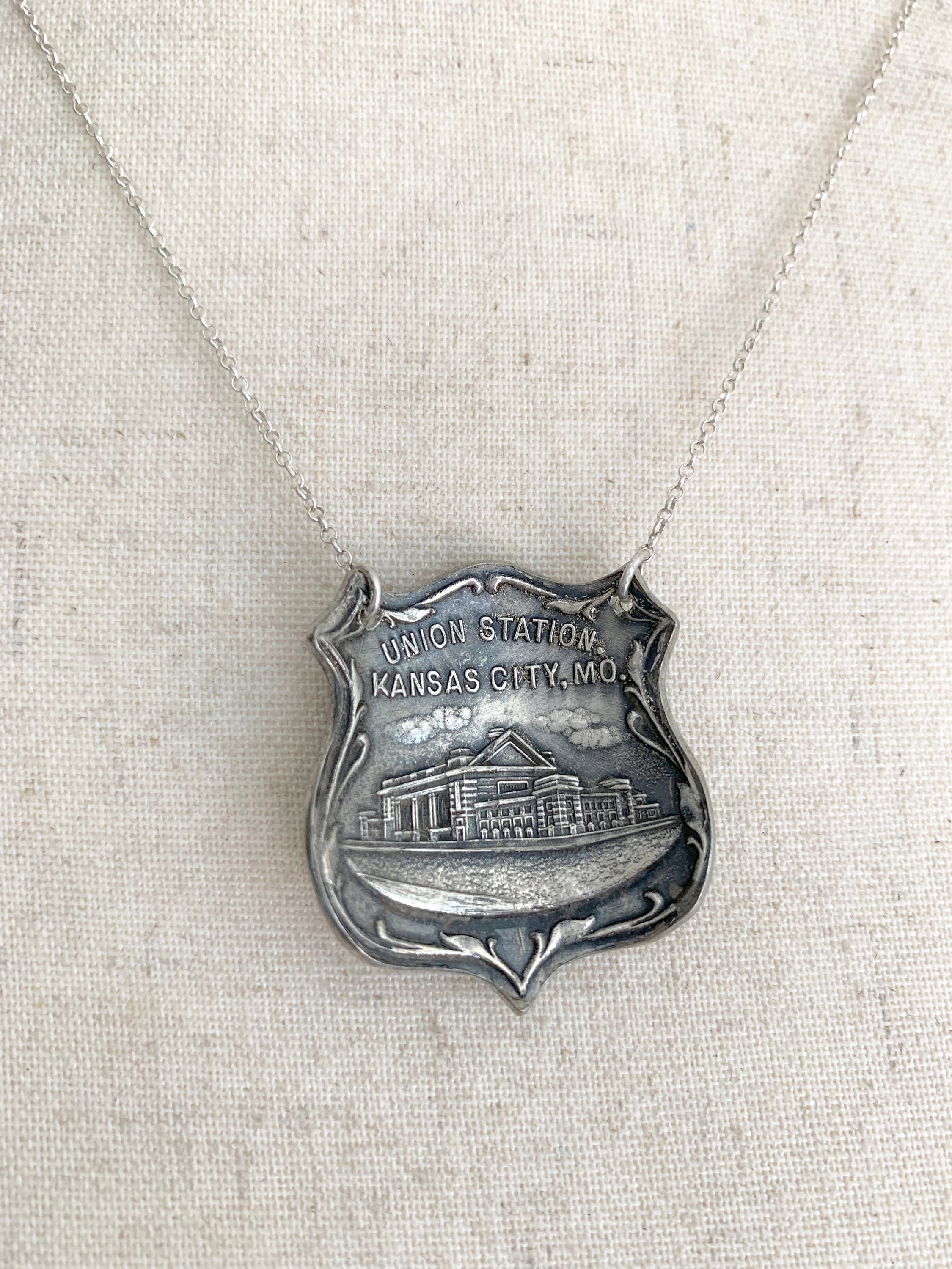 Kansas City Necklace Kansas City Jewelry Kansas City MO Etsy