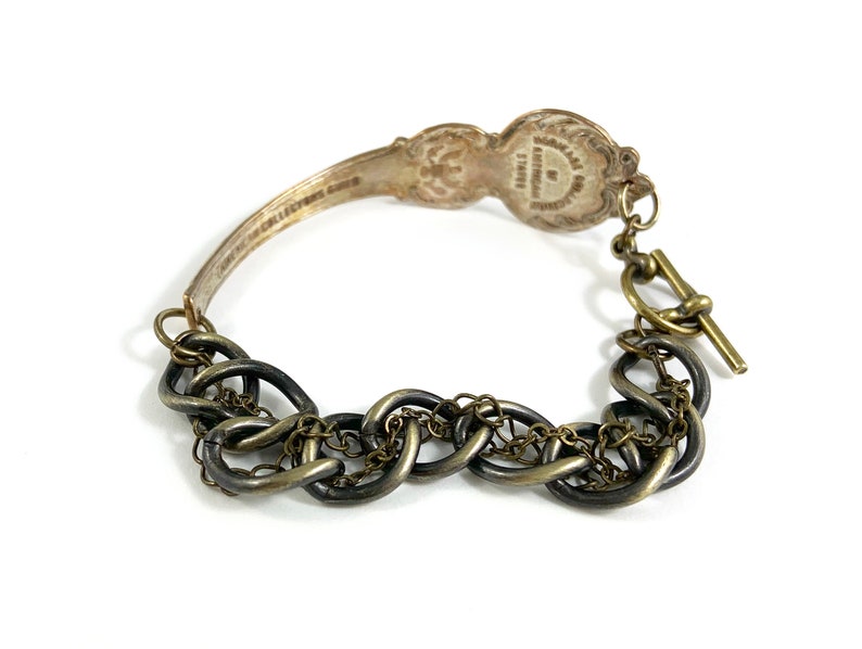 Wife Gift North Carolina Bracelet North Carolina Seal North Carolina Jewelry North Carolina Charm Vintage North Carolina Spoon Bracelet