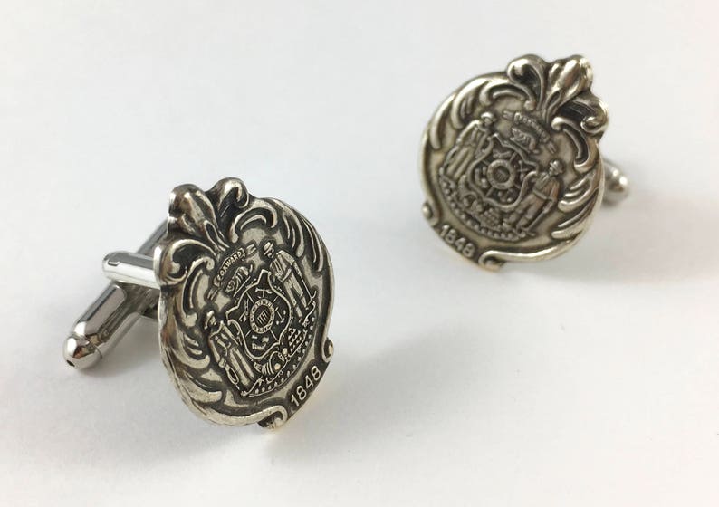 Wisconsin Tie Clip Wisconsin Groom Wisconsin Cufflinks Vintage Wisconsin Cufflinks Wisconsin Wedding Wisconsin Man Gift Wisconsin Dad