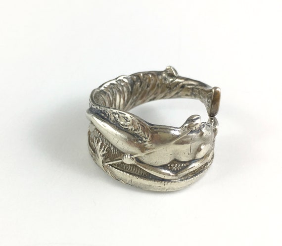 Native American Ring Native American Woman Folk Art Ring Etsy