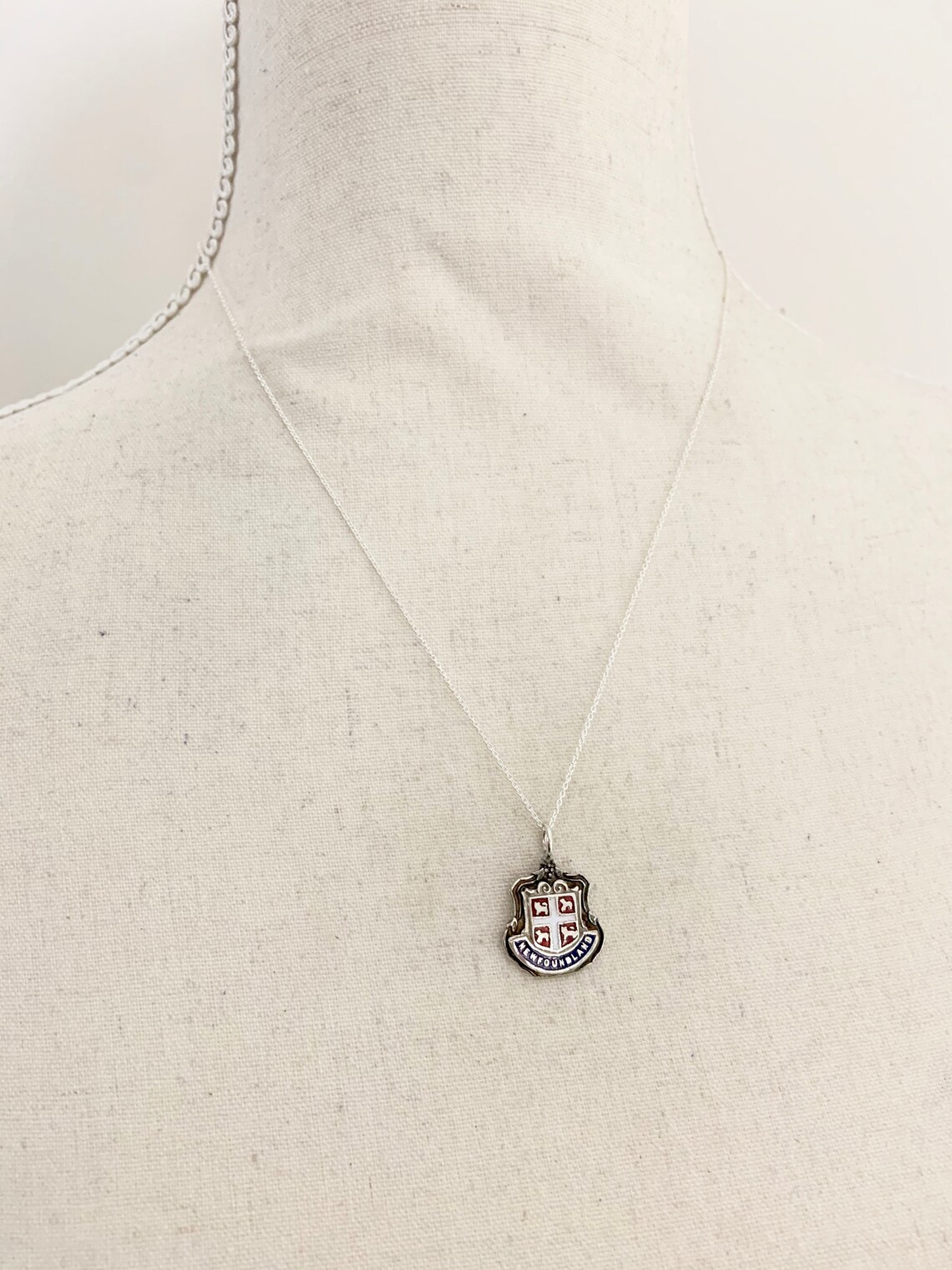 Newfoundland Necklace Newfoundland Charm Newfoundland Etsy