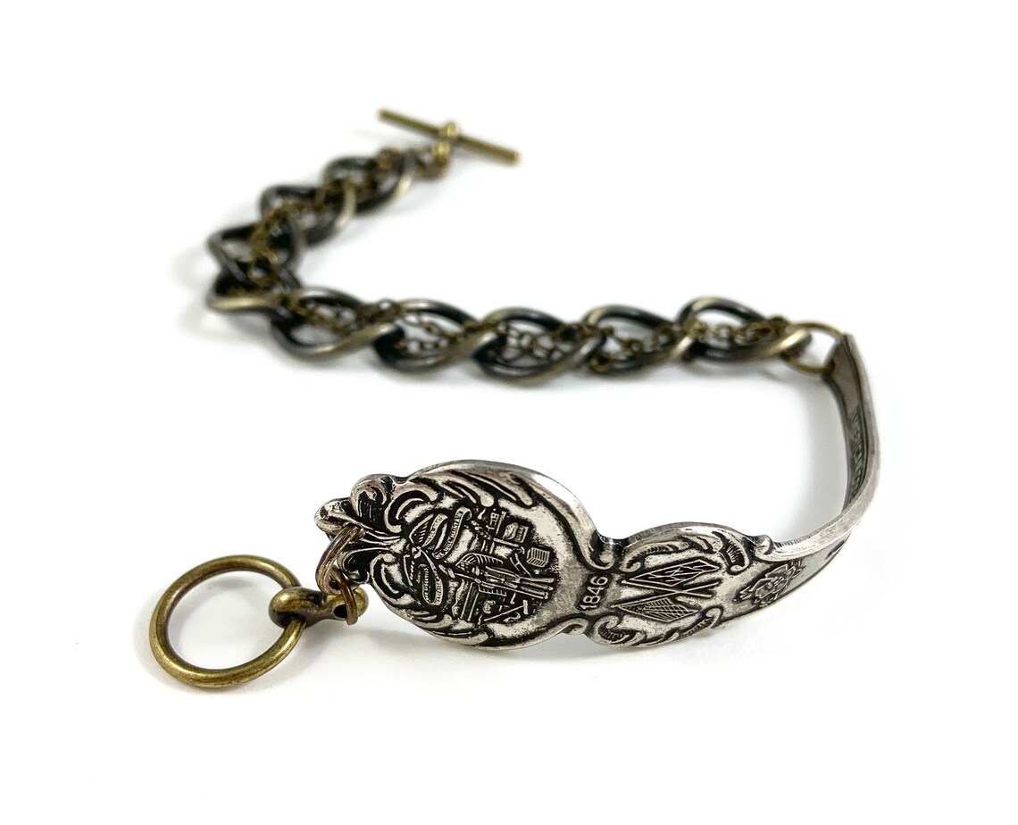 Iowa Bracelet Iowa Jewelry Spoon Bracelet Spoon Jewelry Etsy