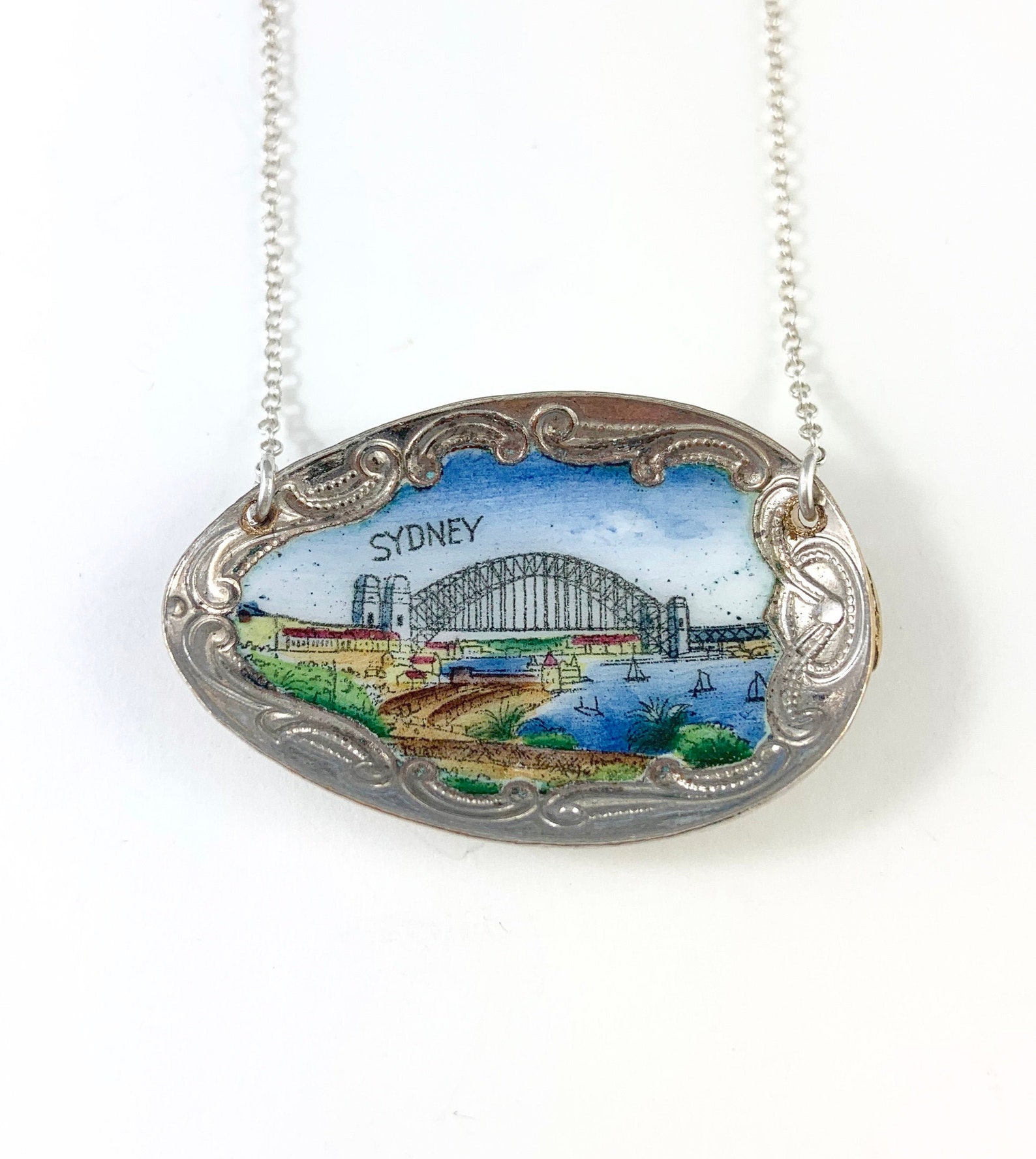 Sydney Australia Sydney Gift Sydney Charm Sydney Necklace Etsy