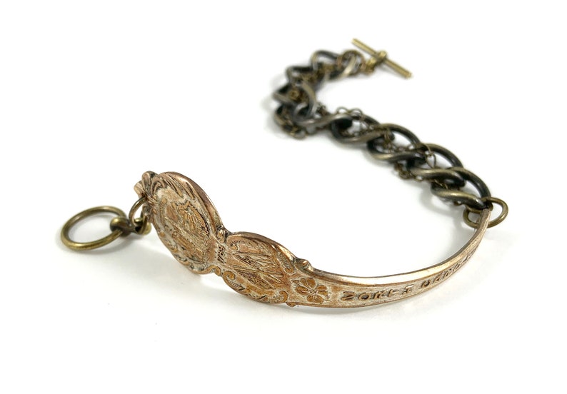 Wife Gift North Carolina Bracelet North Carolina Seal North Carolina Jewelry North Carolina Charm Vintage North Carolina Spoon Bracelet