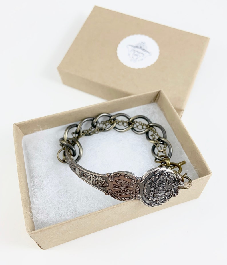 New Hampshire Bracelet New Hampshire Jewelry Spoon Bracelet Etsy