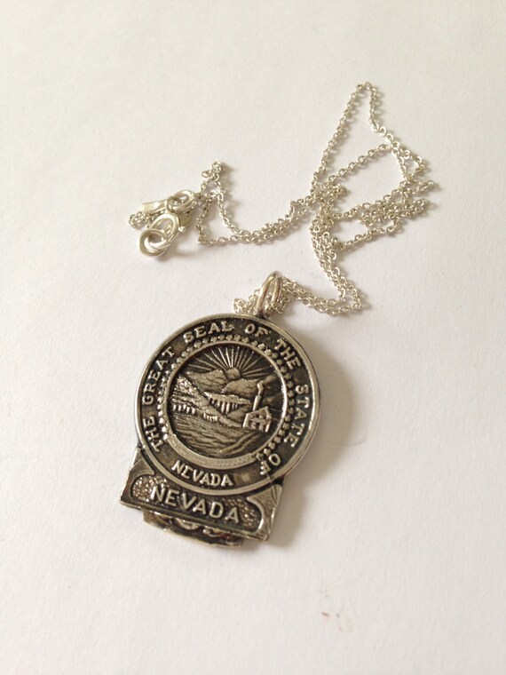 Items similar to Nevada Necklace, Nevada Spoon Necklace, Spoon Jewelry