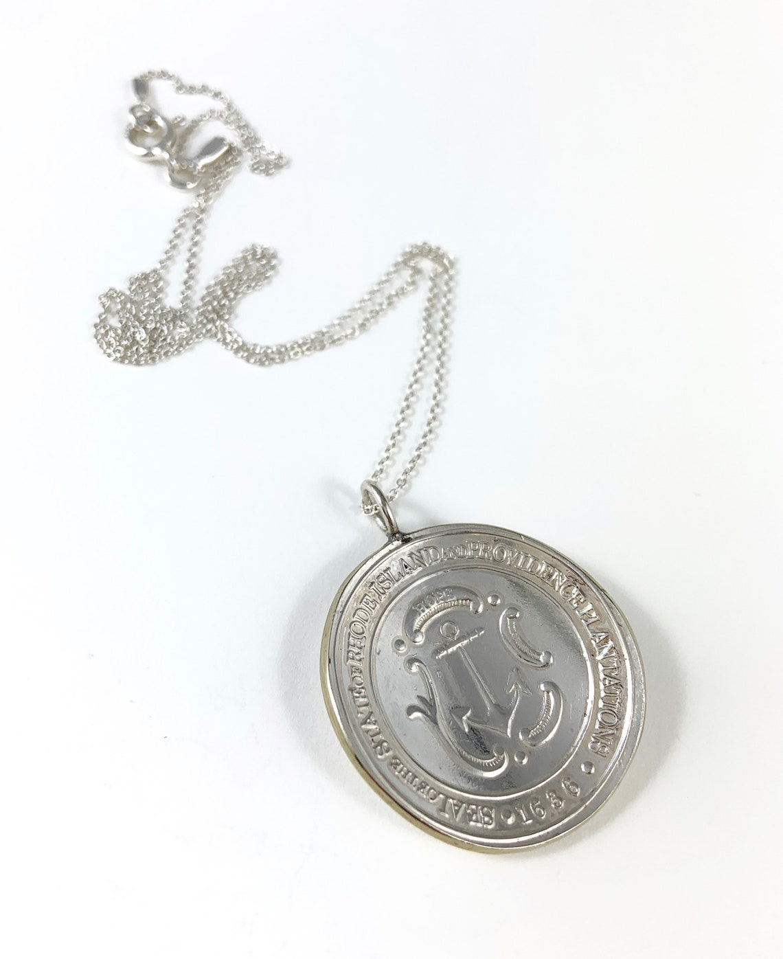 Rhode Island Necklace Rhode Island Gift Spoon Jewelry Rhode Etsy