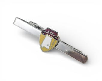 Alabama Tie Bar, Alabama Man Gift, Alabama Husband, Vintage Tie Bar, Alabama Tie Bar, Husband Gift, Alabama Groom, Alabama cufflinks