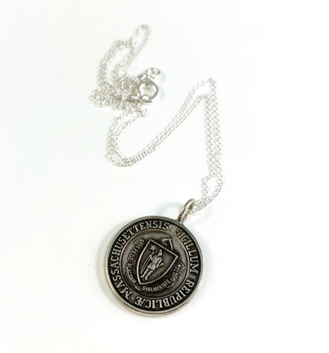 Massachusetts Necklace, Massachusetts Jewelry, Massachusetts Gift, Massachusetts Charm