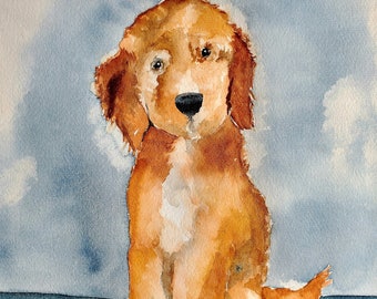 Custom Original Watercolor Pet Portraits | Pet Illustrations | Dog and Cat Paintings