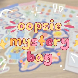 LIMITED~ | Oopsie! Mystery Bag | Oops stickers B-Grade | Sticker Pack Set | Vinyl stickers | Grab Bag
