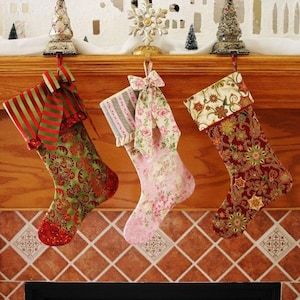 Christmas Stocking Pattern PDF FREE Big Bow Pattern, Holiday Decor, Handmade Christmas - Supplies Patterns - Instant Download