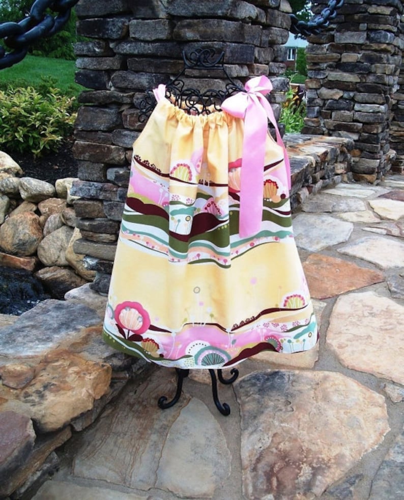 Sew Easy Pillowcase Dress Pattern Size 6 Mos Baby 14 Child Etsy