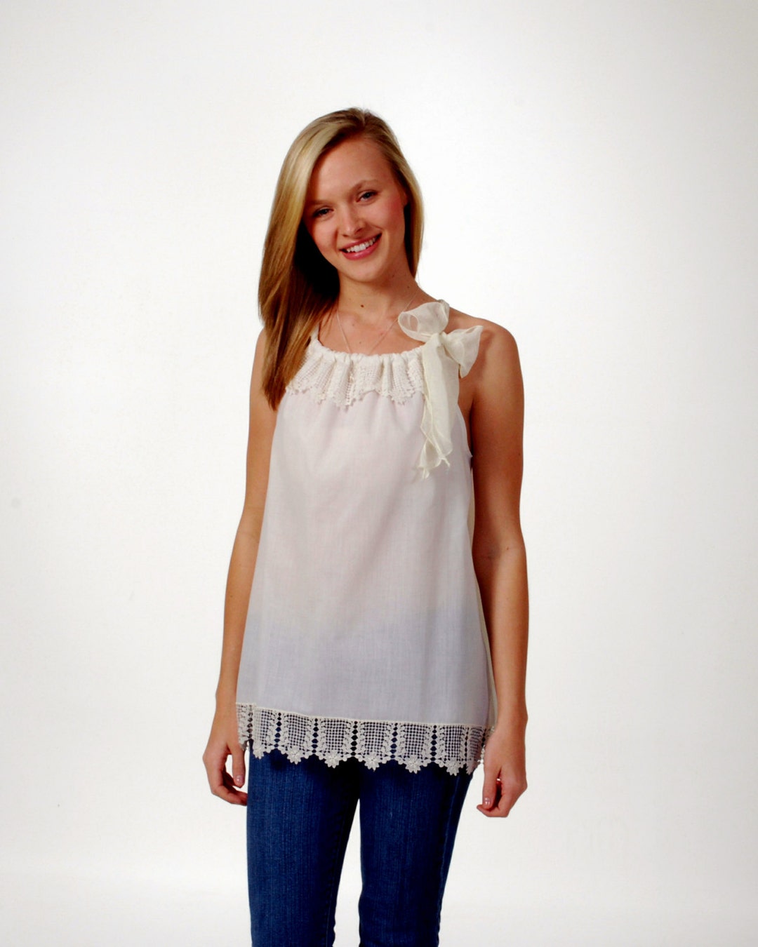 SEW BREEZY Pillowcase Top Pattern New Easy High Low Blouse or Tunic PDF Sewing Pattern Etsy