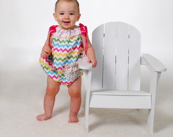 Summer Sunsuit - SEW PRECIOUS Pillowcase Bubble Romper Pattern - Size 6m-24m baby  PDF Sewing Pattern  by FootLooseFancyFree on Etsy