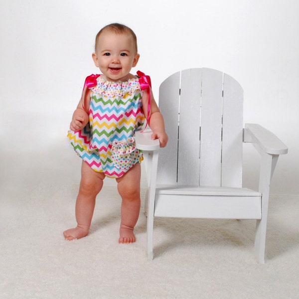 Summer Sunsuit - SEW PRECIOUS Pillowcase Bubble Romper Pattern - Size 6m-24m baby  PDF Sewing Pattern  by FootLooseFancyFree on Etsy