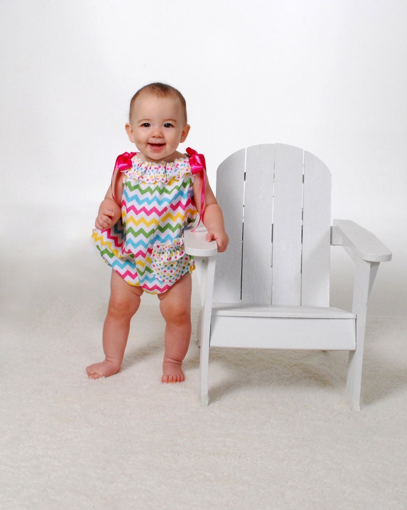 Summer Sunsuit SEW PRECIOUS Pillowcase Bubble Romper Pattern Size 6m-24m baby PDF Sewing Pattern by FootLooseFancyFree on Etsy image 1