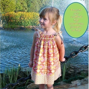 Easy Summer Sun Dress Pattern - SEW CUTE Dress, Jumper or Sundress PDF Sewing Pattern